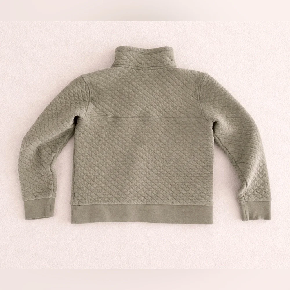 Patagonia Women’s Quilted Snap-T Pullover - Sage Green - Picture 3 of 4